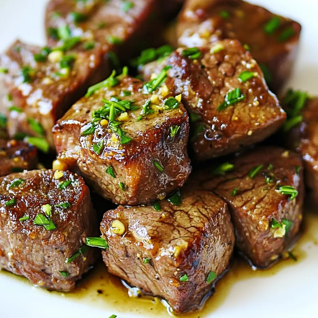 Protein Packed Garlic Butter Beef Bites Delightful Dish