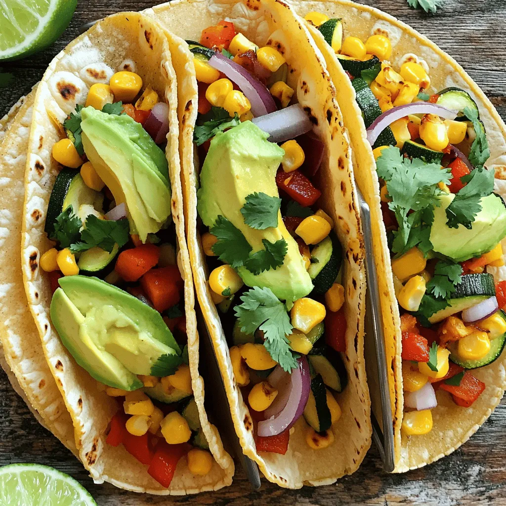 Zesty Roasted Veggie Tacos Flavorful and Healthy Meal