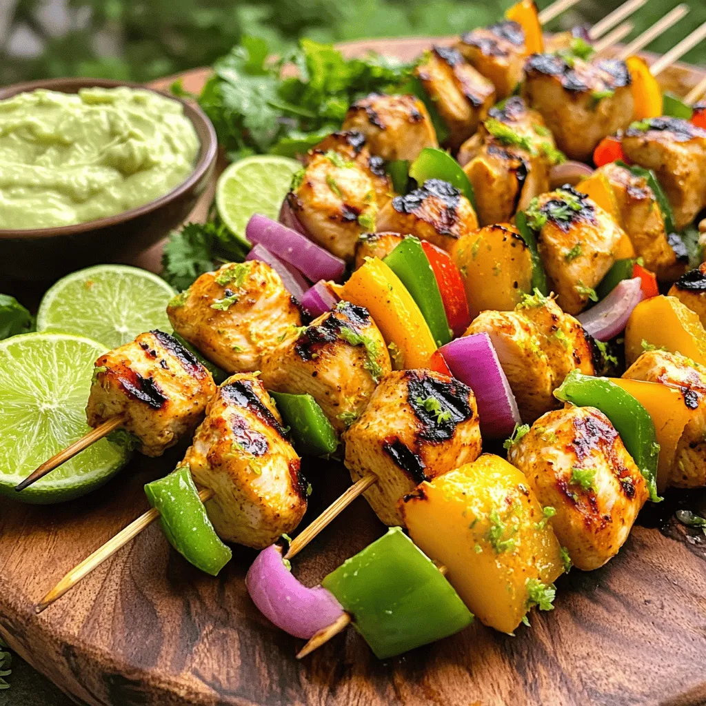 Zesty Lime Chicken Skewers Juicy Flavorful Delight