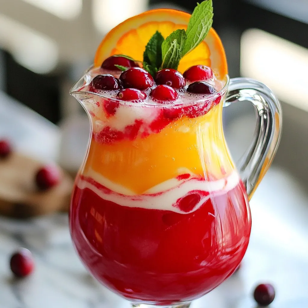 Cranberry Orange Mimosa Refreshing Brunch Delight