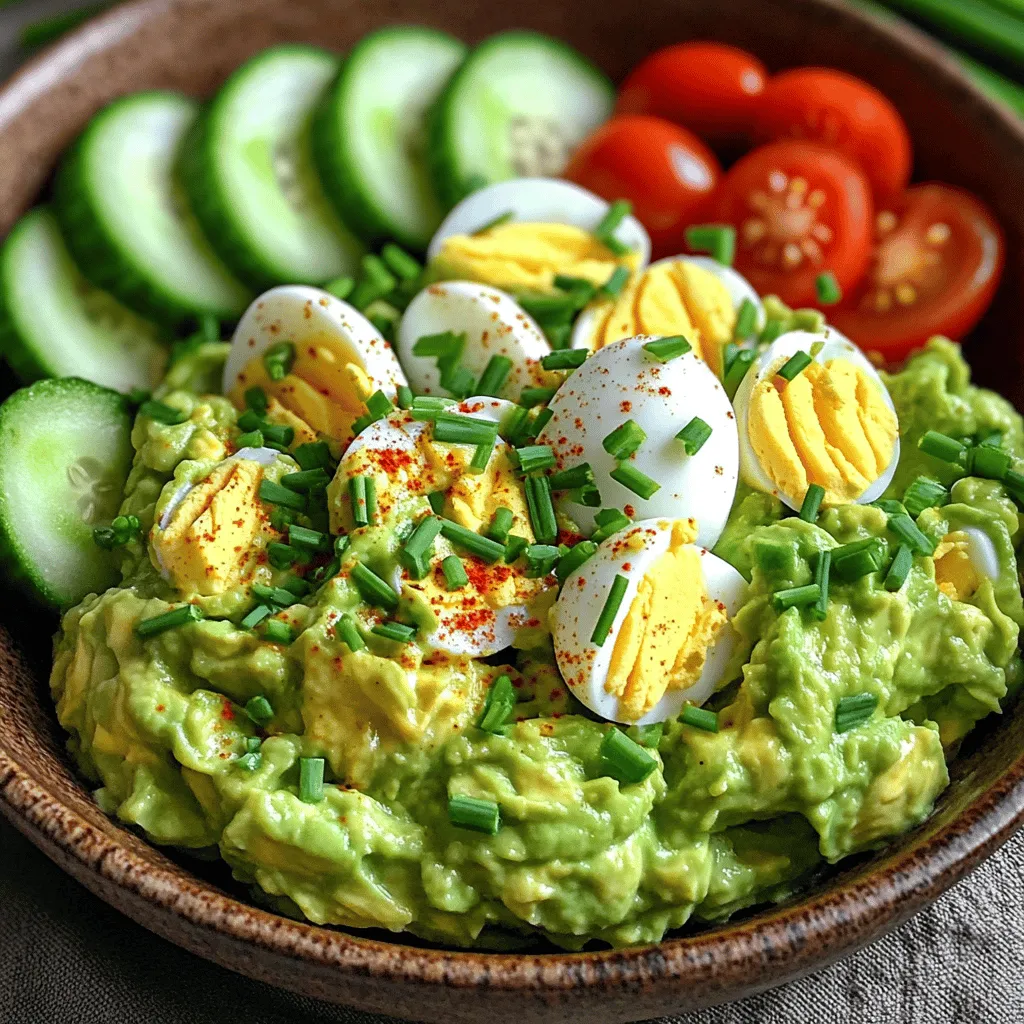 Avocado Egg Salad Tasty and Healthy Choice