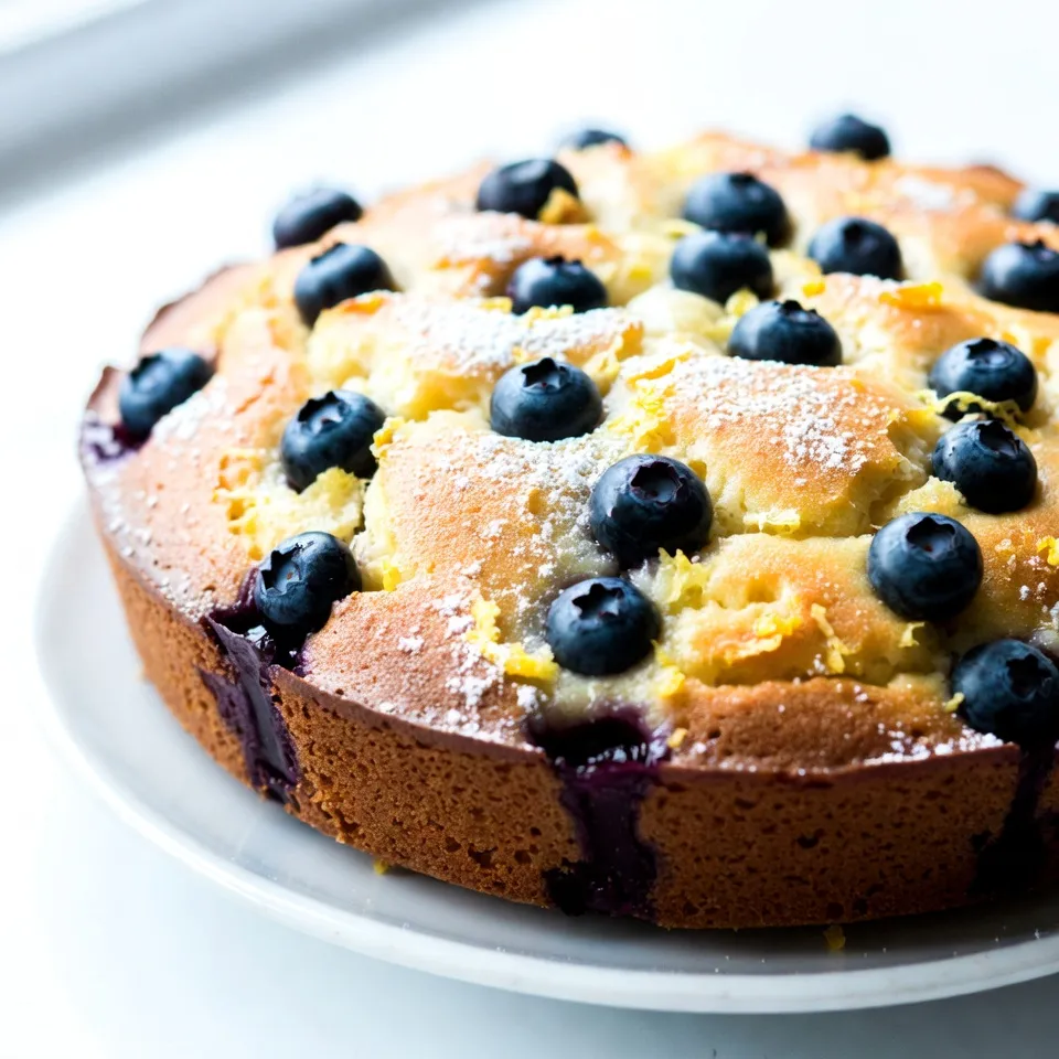 Lemon Blueberry Breakfast Cake Fresh and Tasty Delight