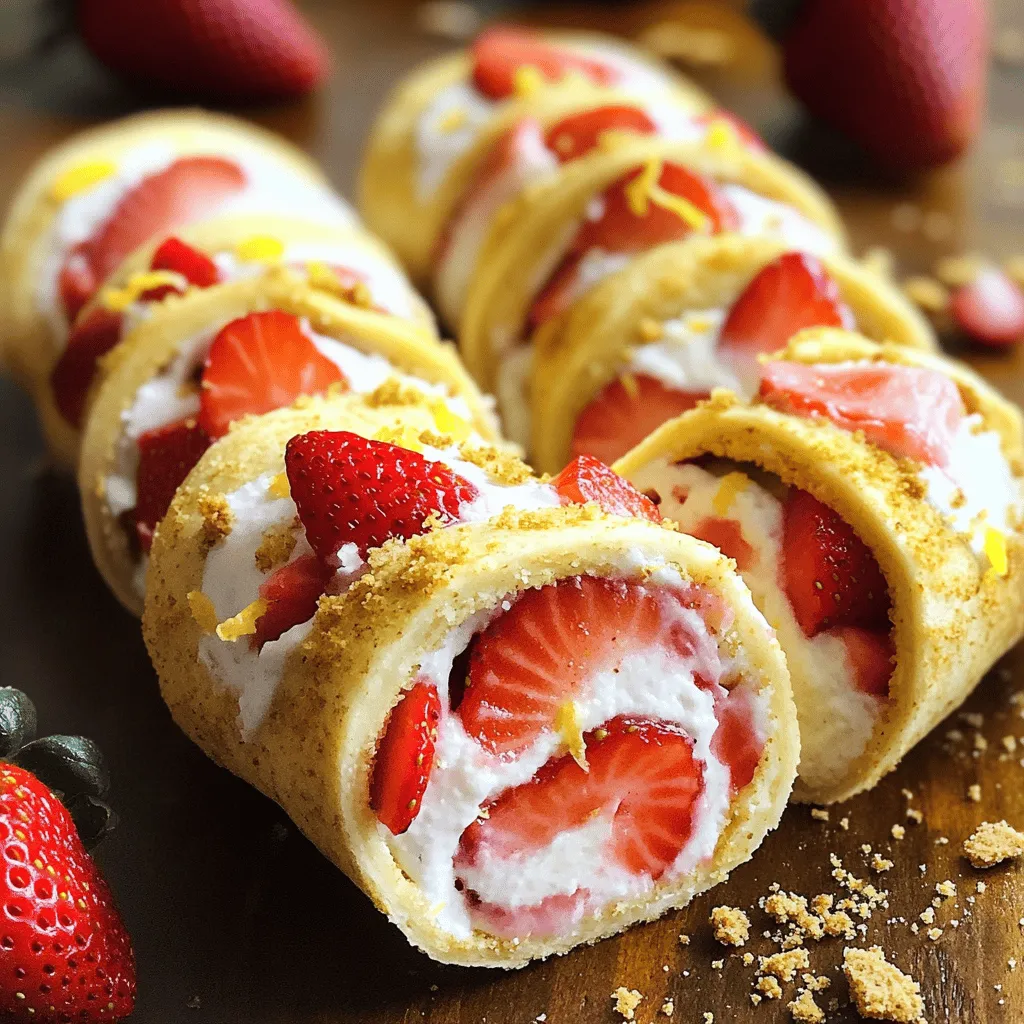 Easy strawberry cheesecake rolls are a fun twist on classic cheesecake. They are light, creamy, and packed with fresh strawberries. These rolls use flour tortillas, which make them simple to prepare. No baking is needed, which keeps the kitchen cool and stress-free.
