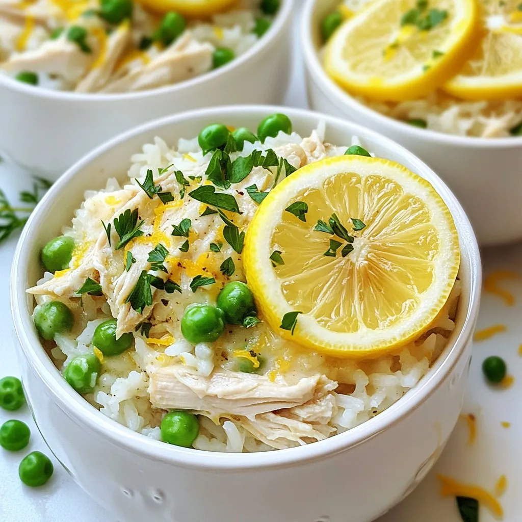 Slow Cooker Lemon Herb Chicken &#038; Rice Delight