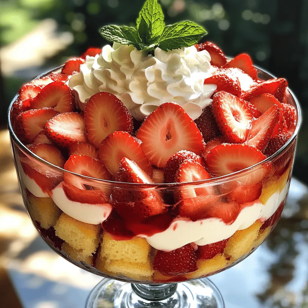 Strawberry Shortcake Trifle Delightful and Fresh Layers