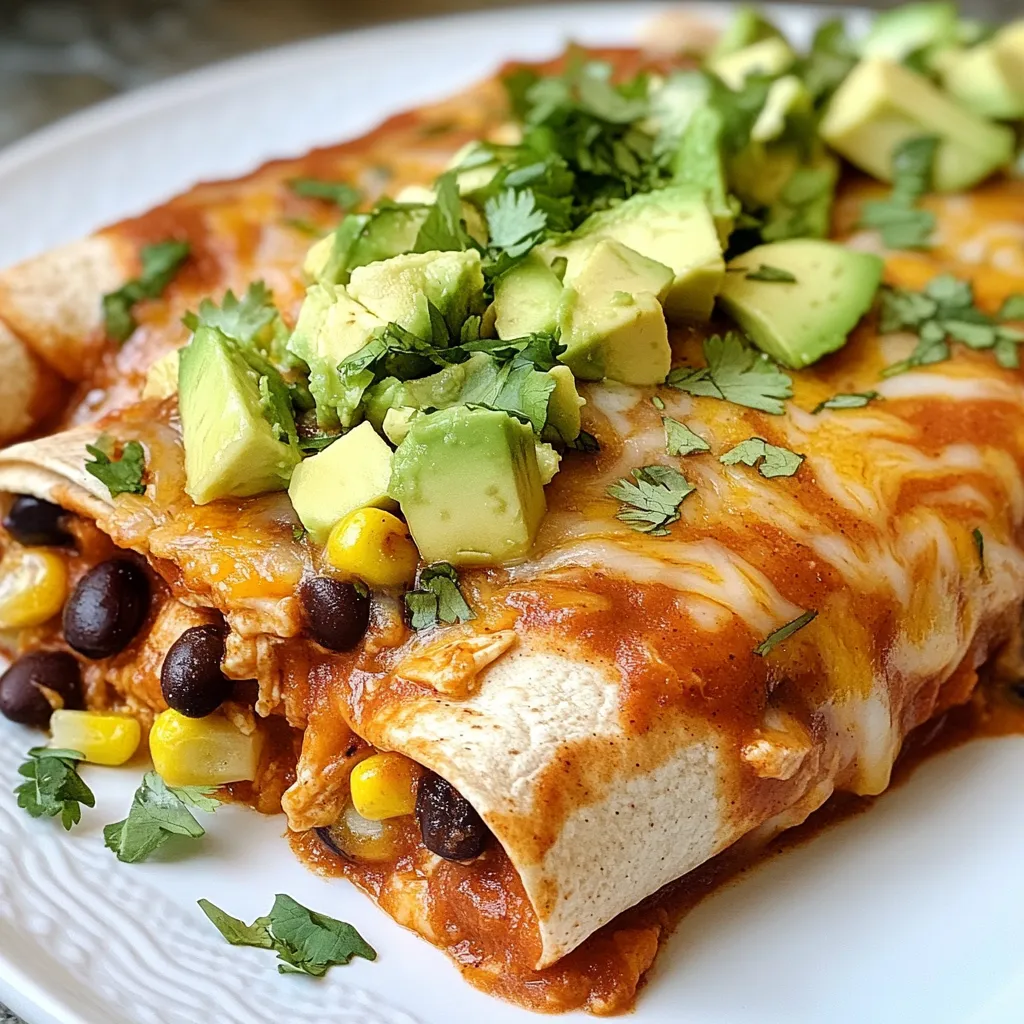 Protein Packed Chicken Enchiladas Simple and Tasty Dish