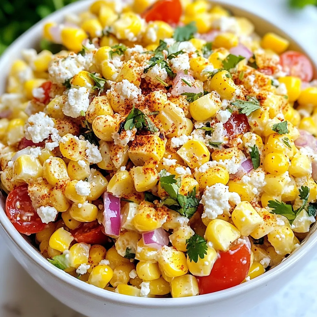Mexican Street Corn Salad Flavorful and Fresh Delight