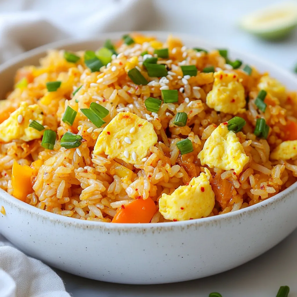 Kimchi Fried Rice Flavorful and Easy One-Pan Meal