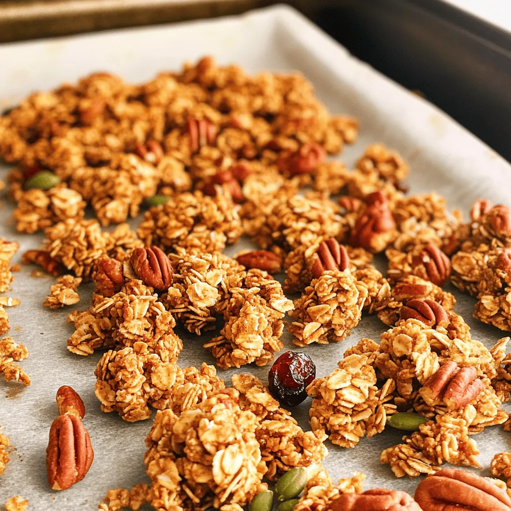 Maple Pecan Granola Clusters Easy Homemade Recipe