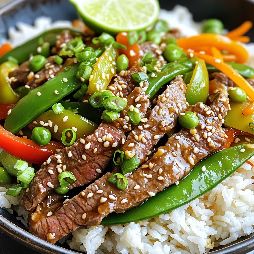Minute Sesame Garlic Beef Stir-Fry Flavorful Meal