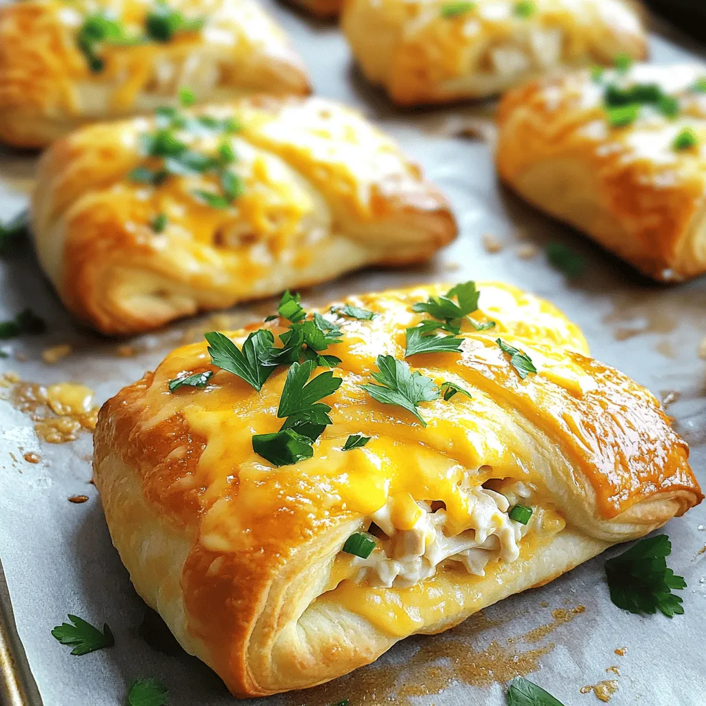 Cheesy Chicken Crescent Rolls Quick and Tasty Treat