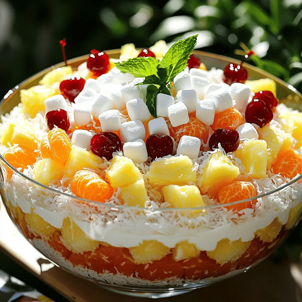 Ambrosia Salad Refreshing and Simple Comfort Dish