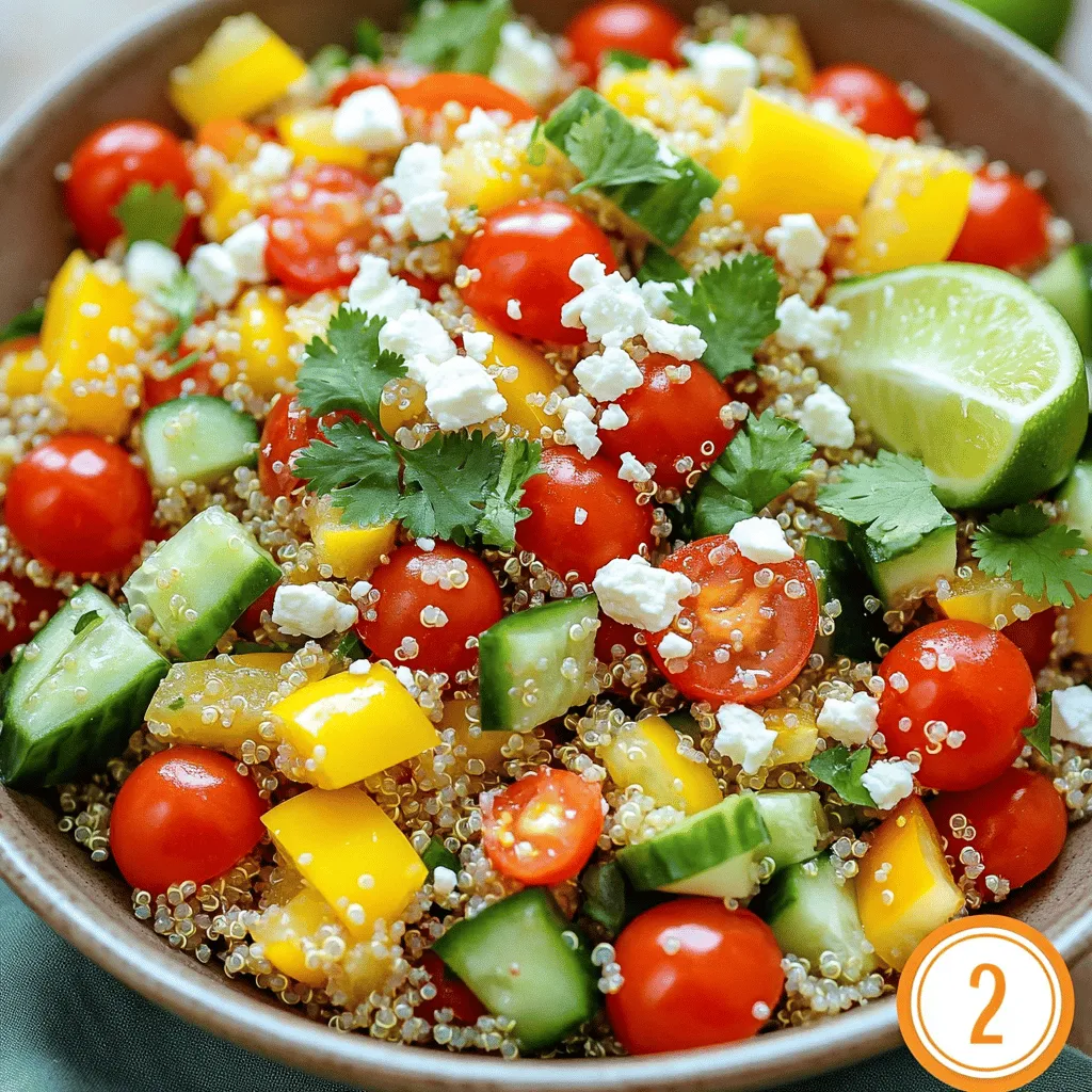 Delicious Quinoa Salad Healthy and Fresh Meal Idea
