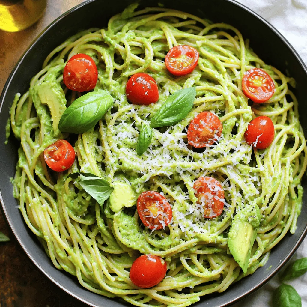 Creamy Avocado Pasta Delightful and Simple Recipe
