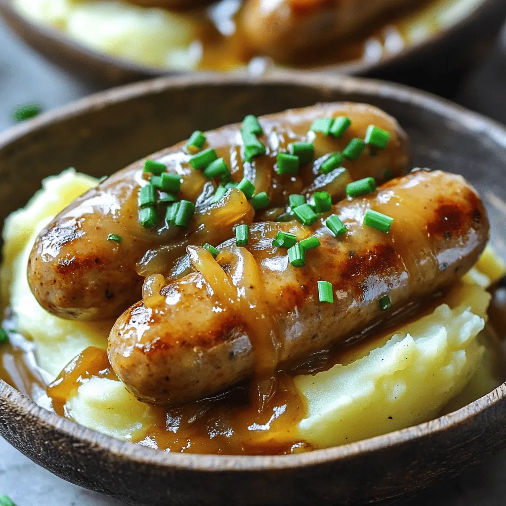 Simple Bangers and Mash Comfort Food Recipe Guide