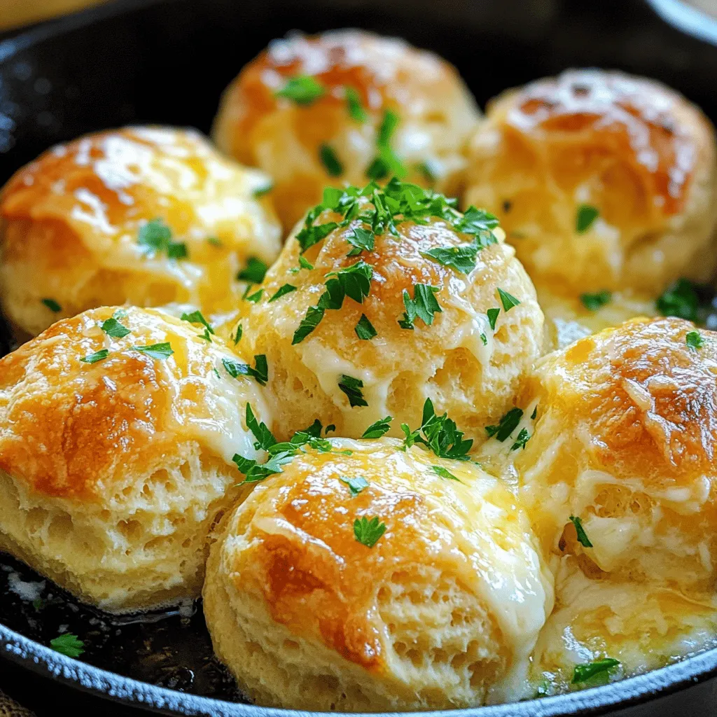Pillsbury Biscuit Garlic Butter Cheese Bombs Delight