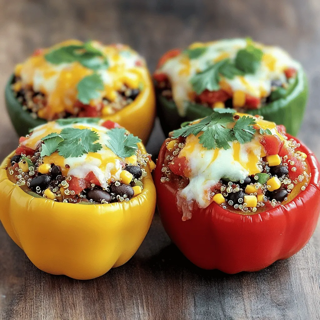 Stuffed Bell Peppers with Quinoa Simple Recipe