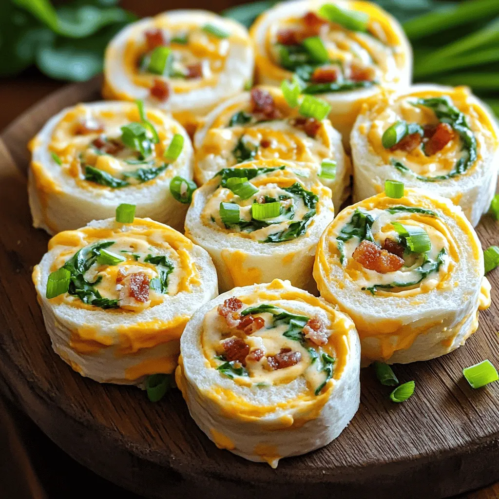 Bacon Cheddar Ranch Pinwheels Perfect for Parties