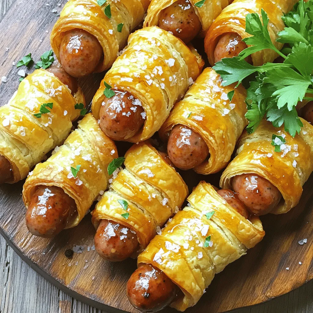 Irresistibly Sticky Pigs In Blankets Tempting Treat