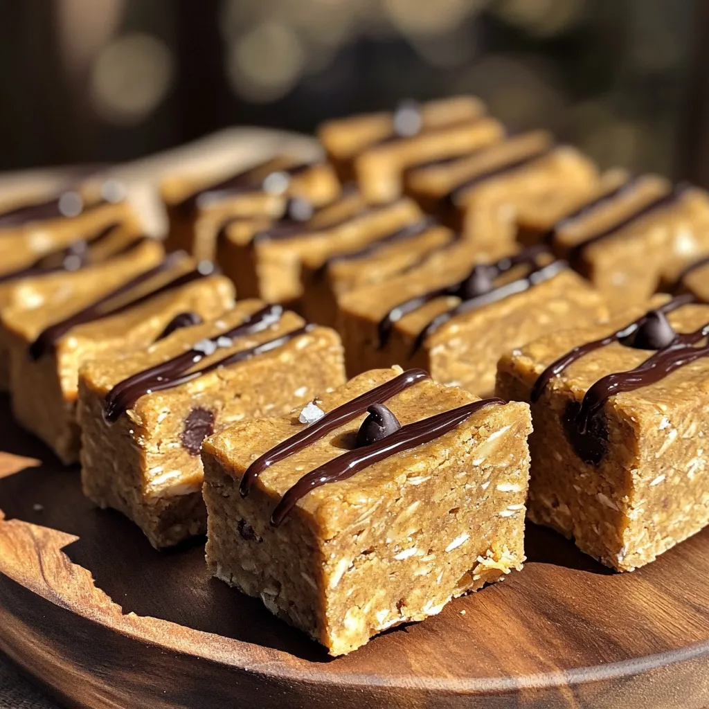 No-Bake Cookie Dough Protein Bars Healthy Snack Option