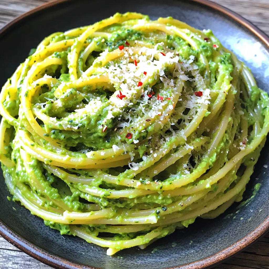 Minute Creamy Avocado Spinach Pasta Delight Recipe
