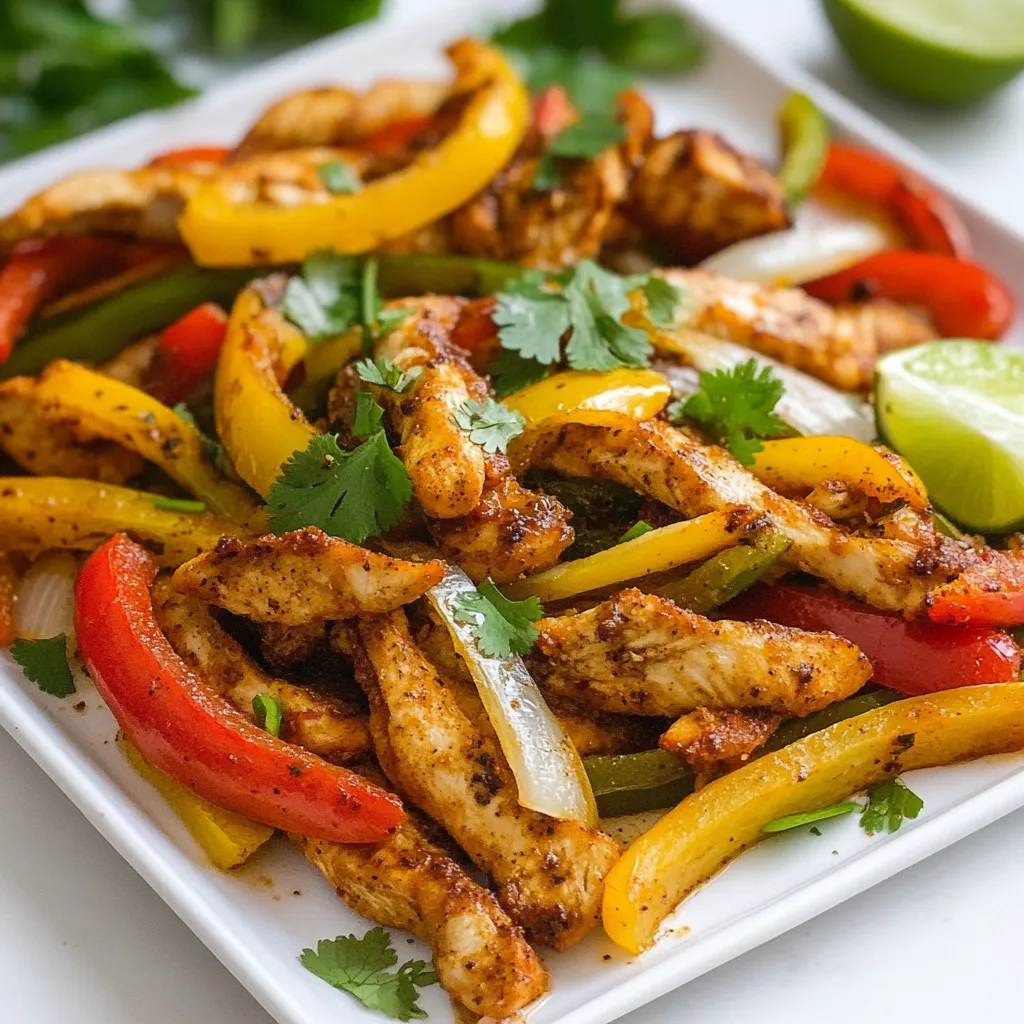 Minute Sheet Pan Chicken Fajitas Quick and Easy Meal