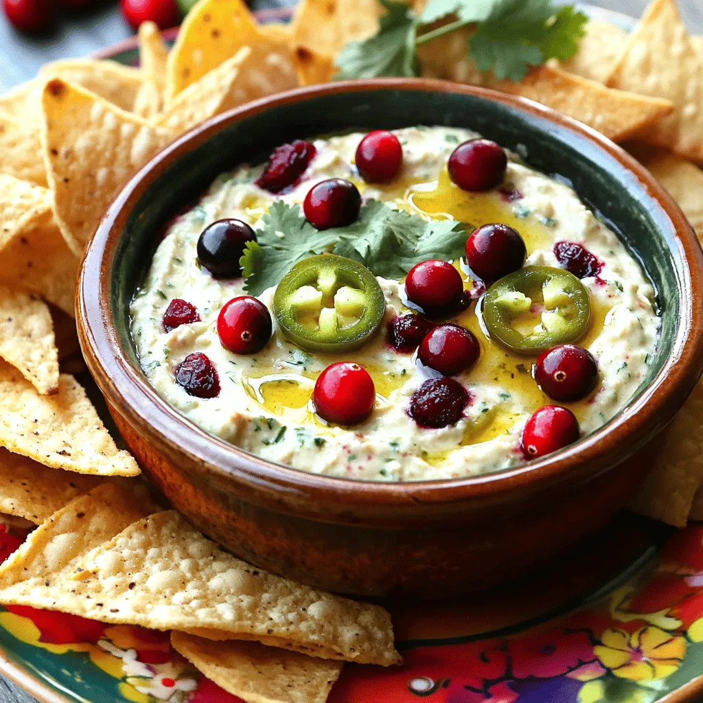 To create a great cranberry jalapeño dip, you need some key ingredients. First, fresh or frozen cranberries are a must. They provide a tart and sweet base. Next, you’ll want a medium jalapeño. Remember to finely chop it and remove the seeds for less heat.