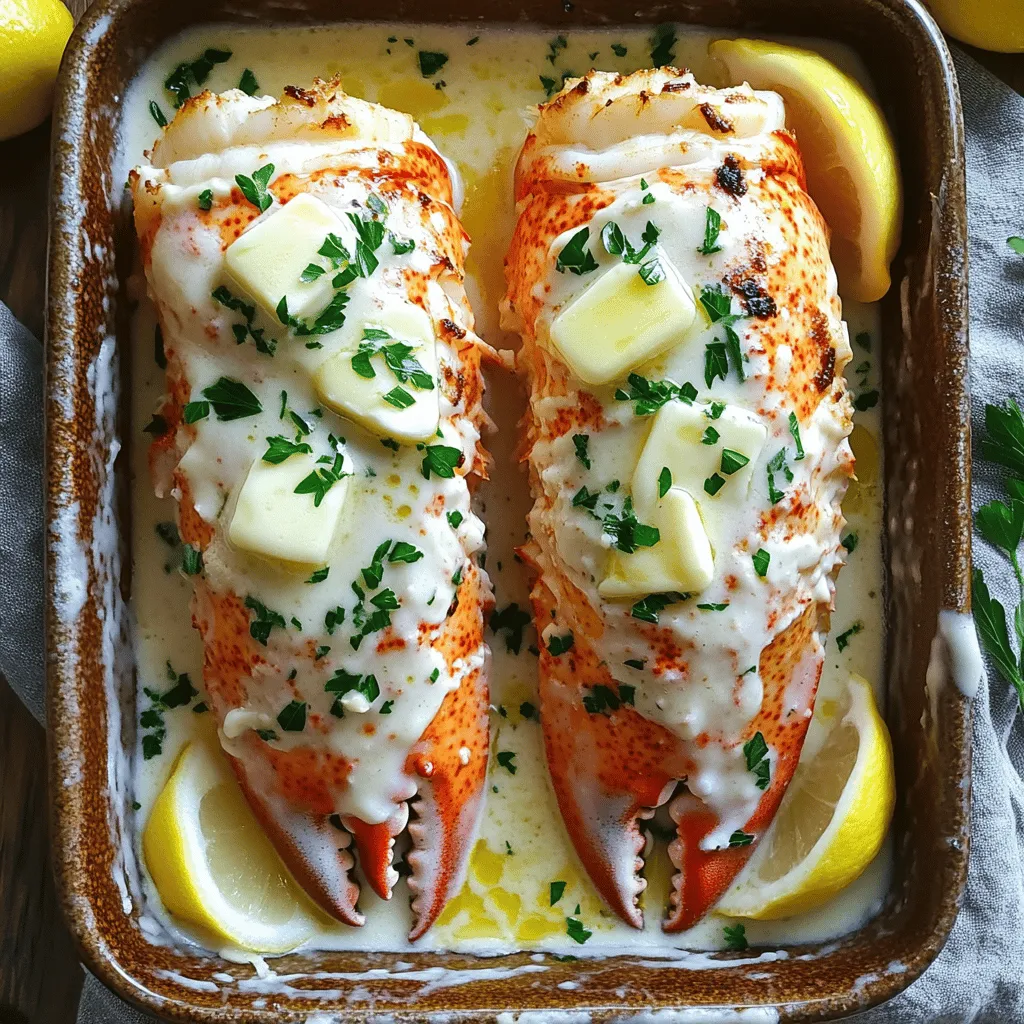 Garlic Parmesan Alfredo Lobster Tails: A Luxurious Yet Accessible Recipe