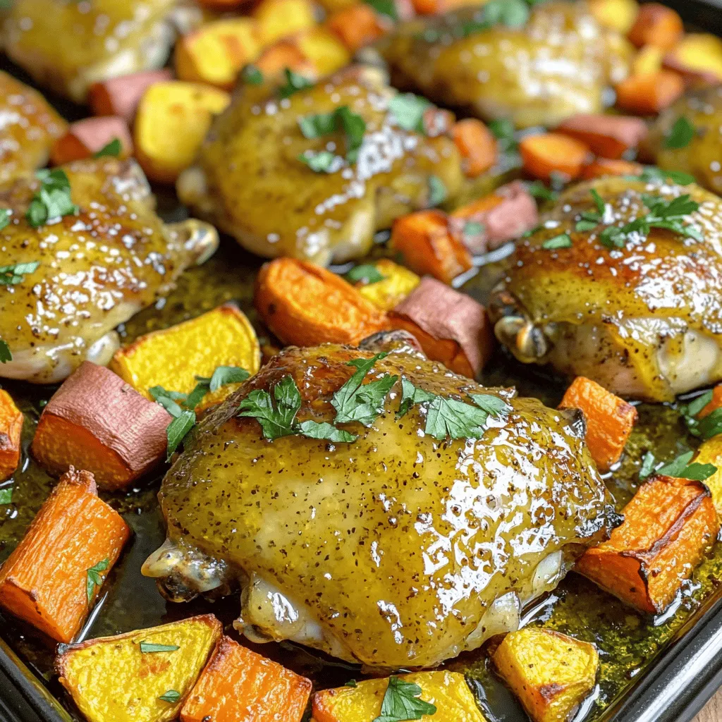 Sheet Pan Maple Dijon Chicken &#038; Root Veggies Delight