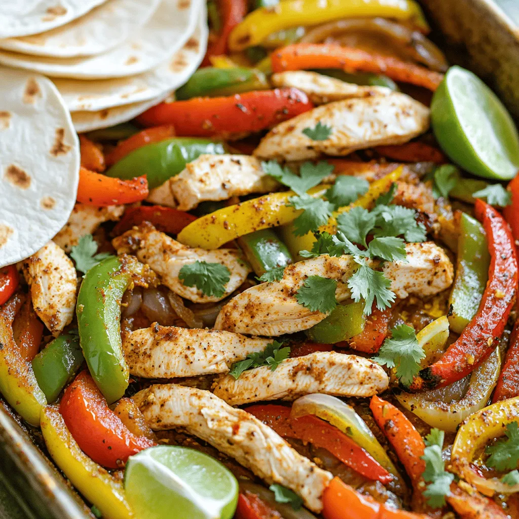 Sheet Pan Chicken Fajitas Easy and Flavorful Recipe