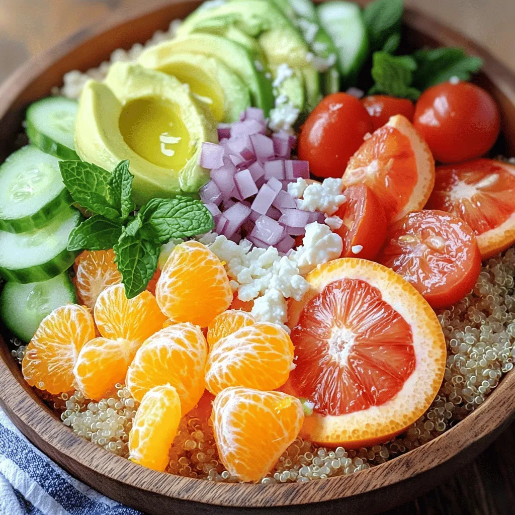 Summer Citrus Quinoa Power Bowl for Healthy Meals