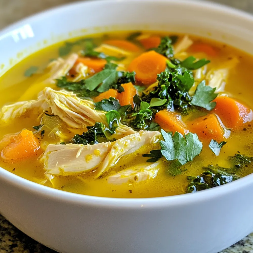 Turmeric Chicken Soup Flavorful and Nutritious Dish