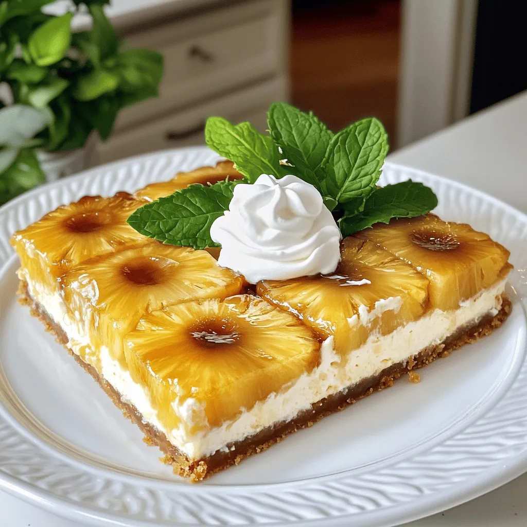 Pineapple Upside-Down Cheesecake Delightful Recipe