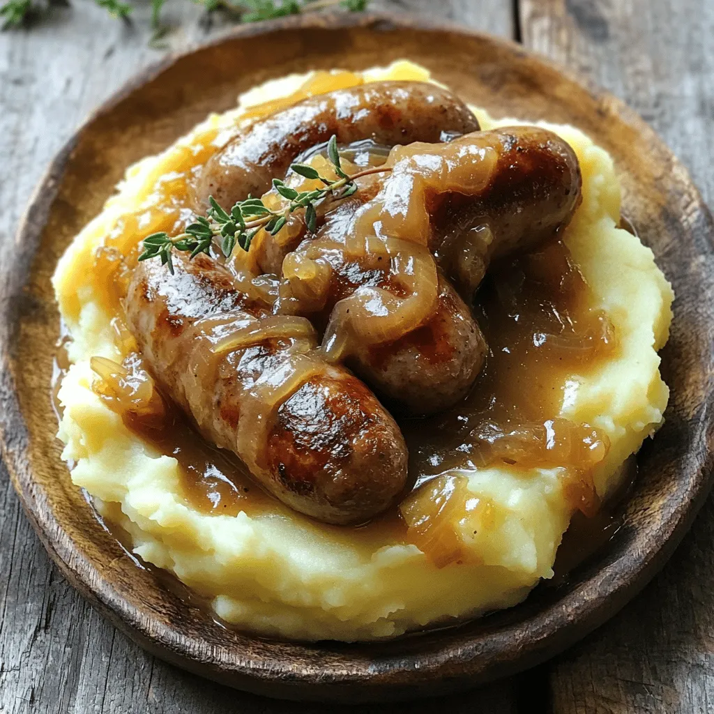 To make great bangers and mash, you need a few key ingredients. The main star is the sausage. I recommend using high-quality pork sausages. These sausages have a nice flavor and texture. You can also try other types, like chicken or beef, if you prefer.