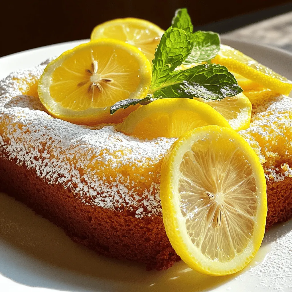 Lemon Cake to Die For Delightful and Easy Recipe