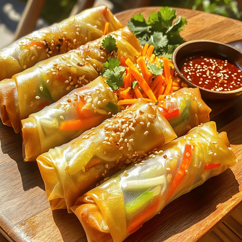 Crispy Vegetable Spring Rolls Flavorful Easy Recipe