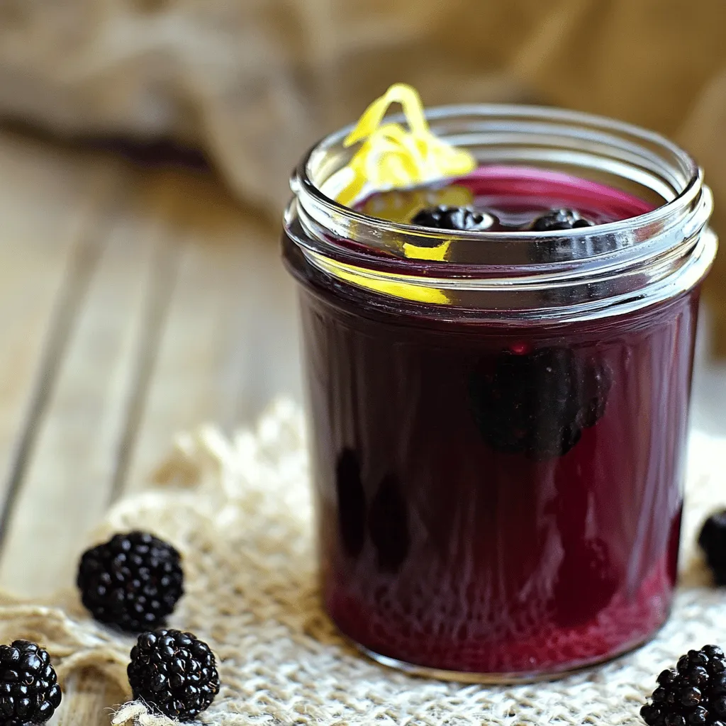 Blackberry Simple Syrup Easy Recipe for Any Drink
