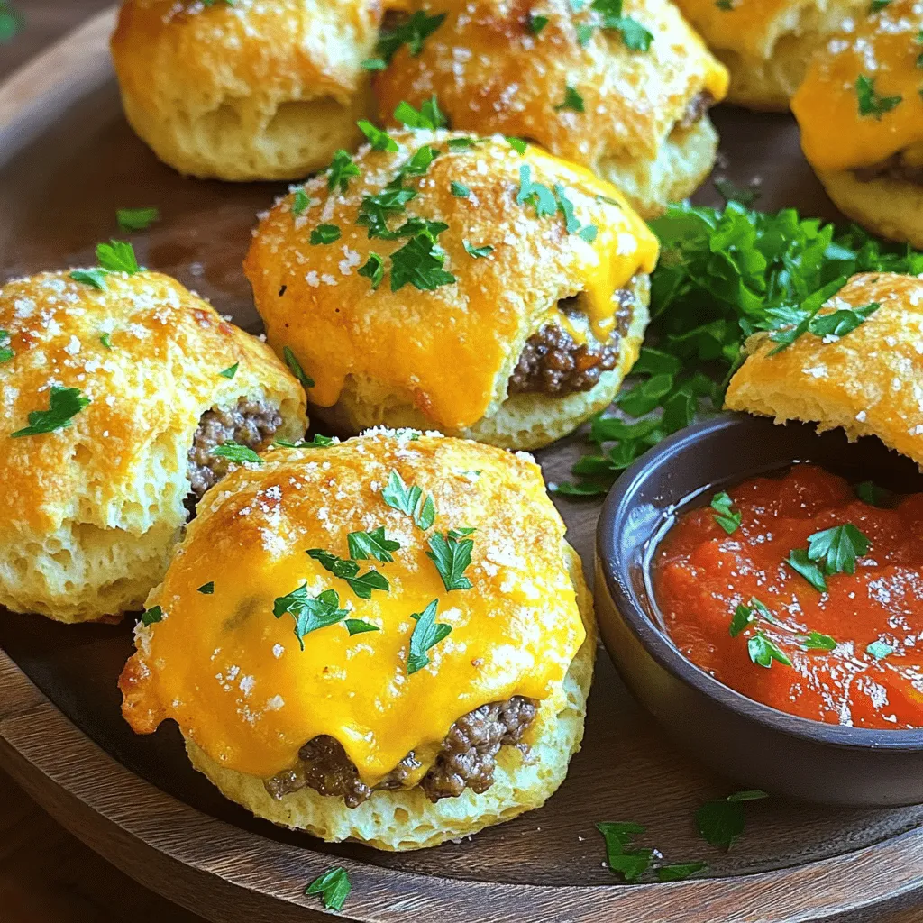 Irresistible Garlic Parmesan Cheeseburger Bombs Recipe