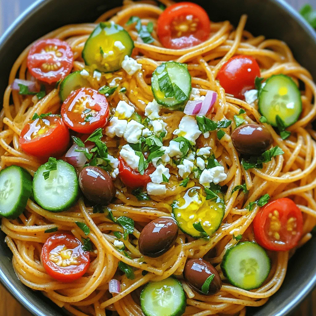 Healthy Greek Spaghetti Flavorful and Nutritious Meal