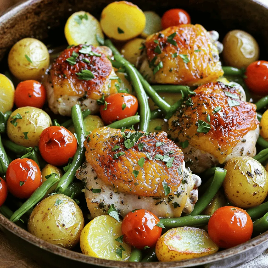One-Pan Lemon Herb Chicken and Veggies Simple Dish