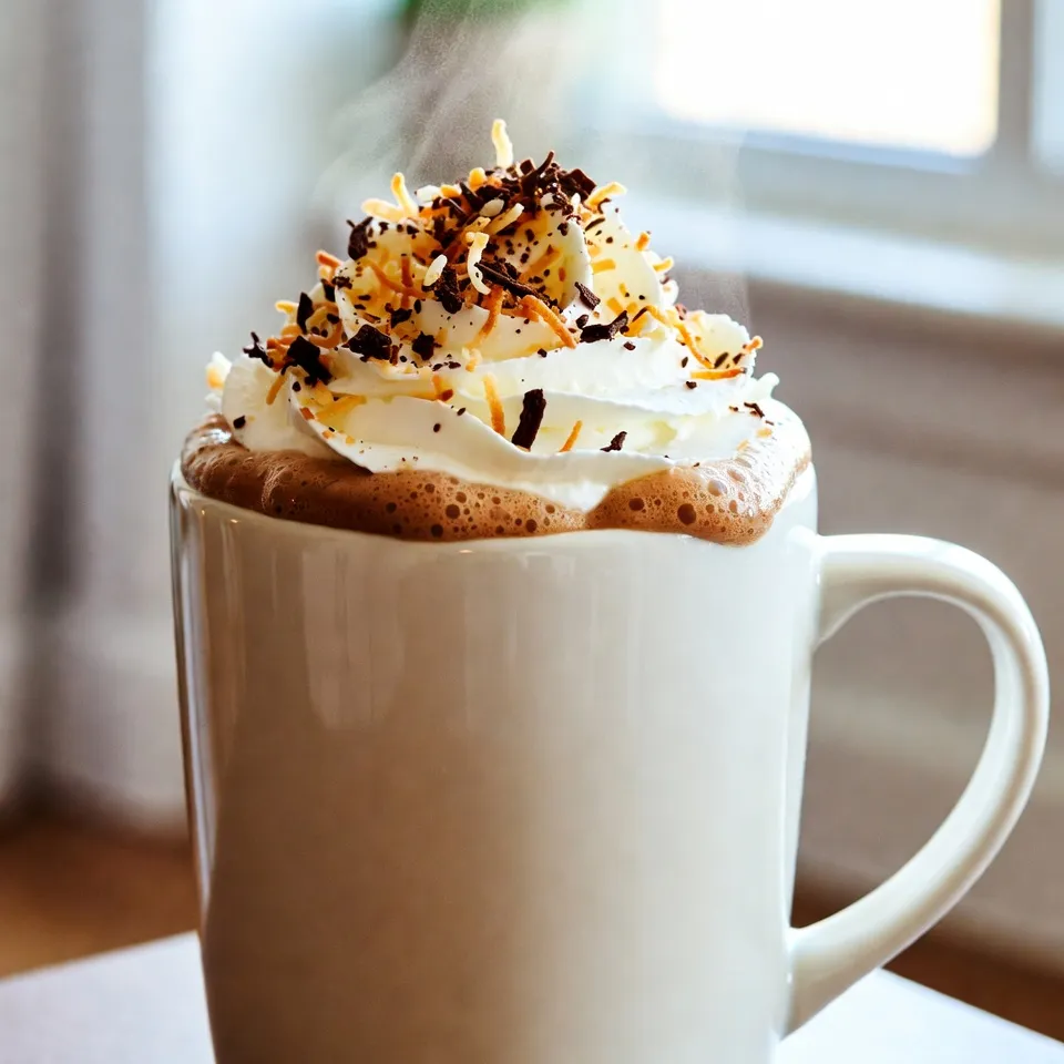 Cozy Hot Coconut Mocha Perfect for Chilly Days