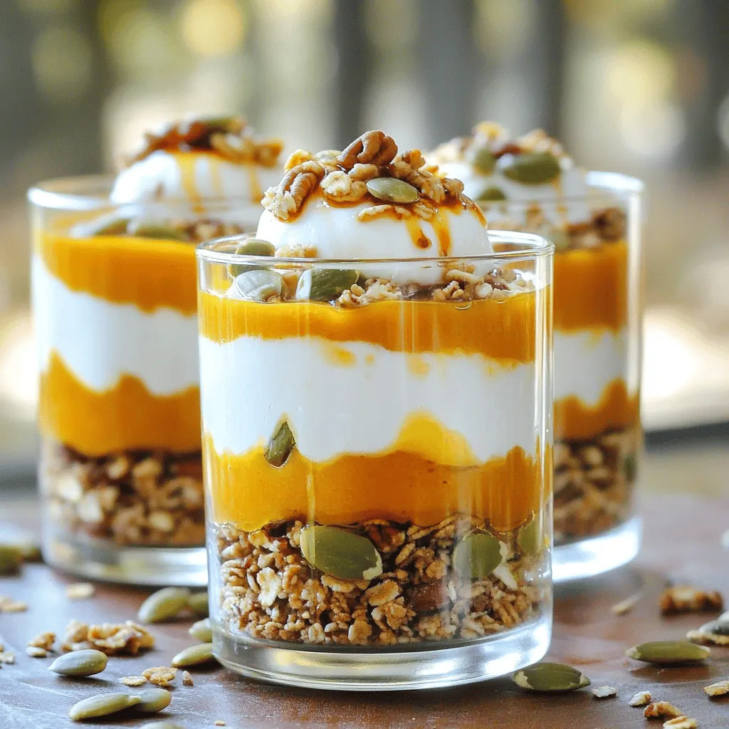 Greek Yogurt Pumpkin Parfait Simple Fall Delight