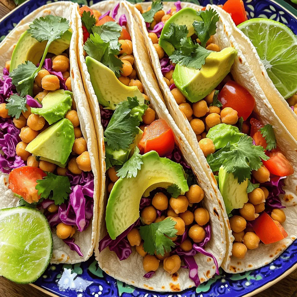 Spicy Chickpea Tacos Flavorful and Simple Recipe