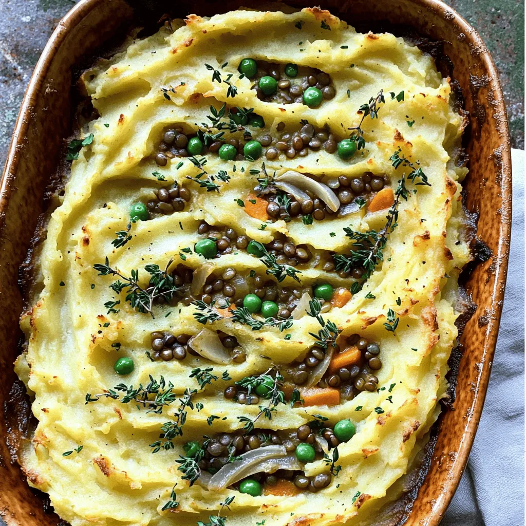 Easy Lentil Shepherd&#8217;s Pie Comforting and Hearty Dish