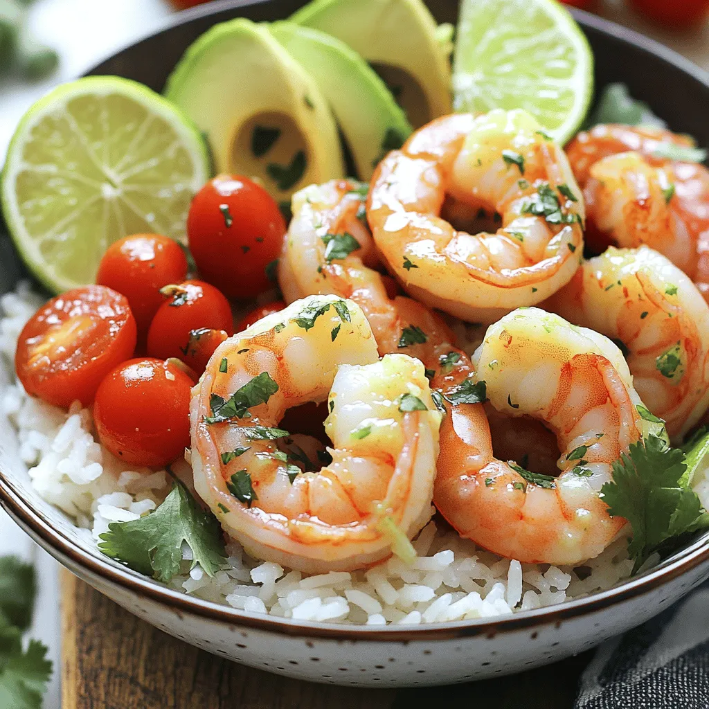 Garlic-Lime Shrimp Bowls Tasty and Healthy Meal Idea