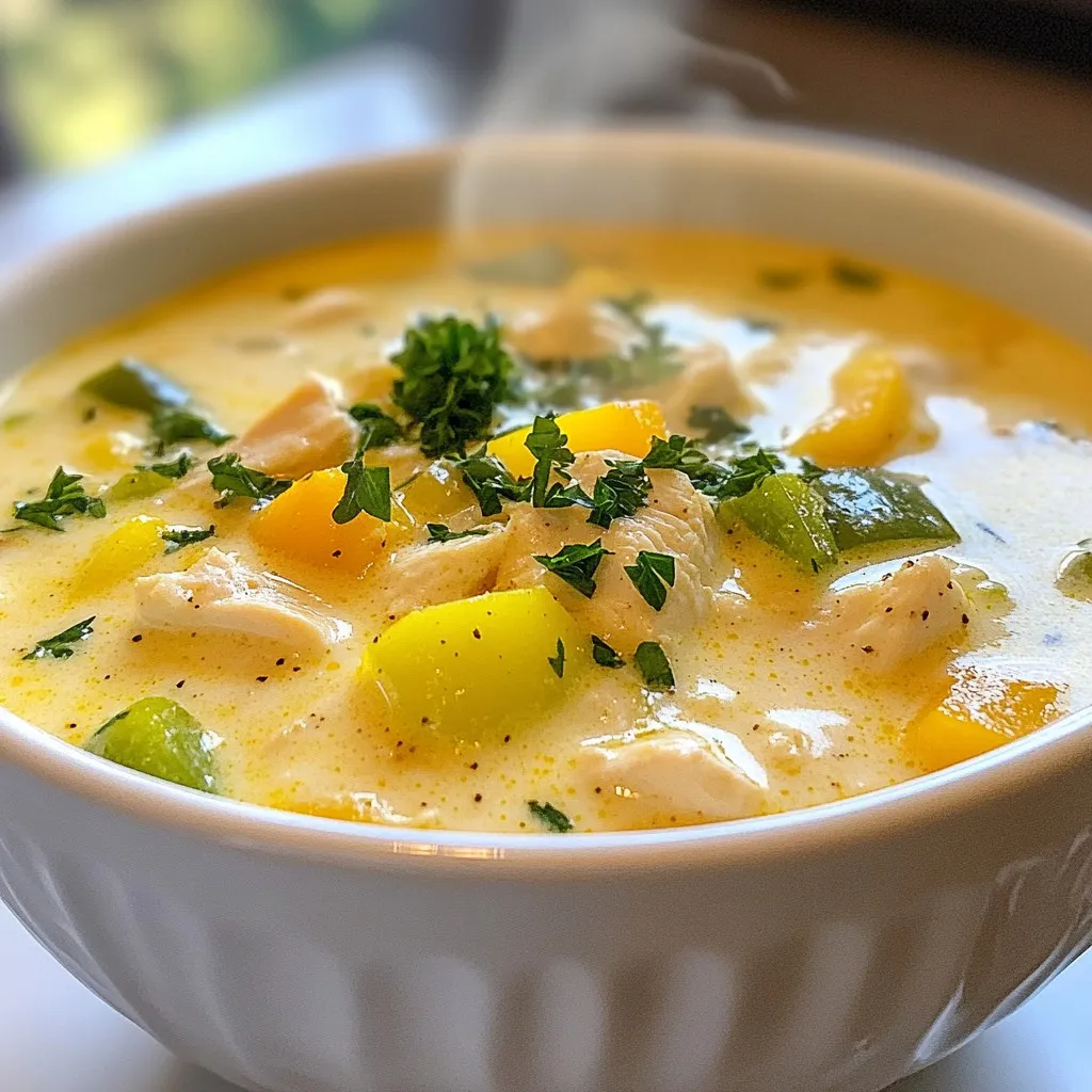 Creamy Cajun Chicken Soup Comfort in a Bowl