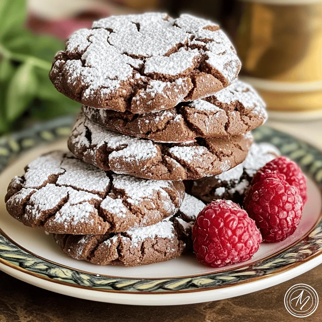 Raspberry cocoa crinkles are a fun twist on classic cookies. They mix rich chocolate with tart raspberry. This combination creates a unique flavor that you won