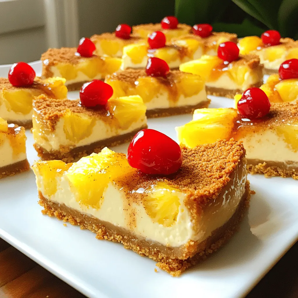 Pineapple Upside-Down Cheesecakes Delightful Summer Treat
