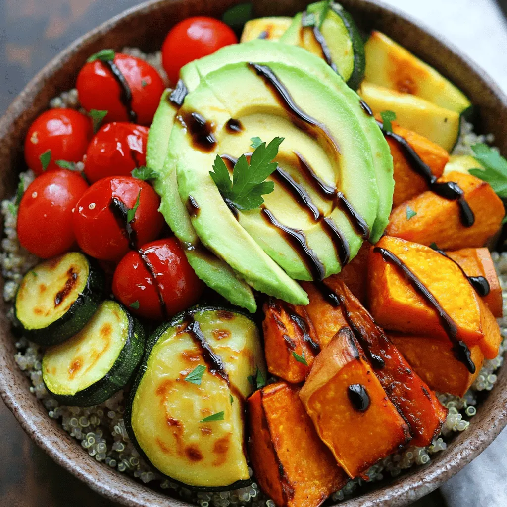 Roasted Vegetable Quinoa Bowl Flavorful Healthy Dish