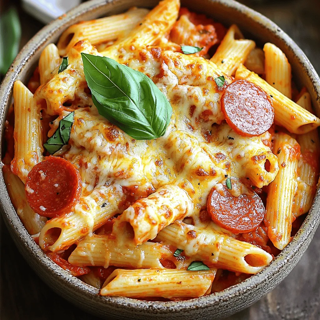 Cheesy Butter Pizza Pasta Recipe Quick and Simple Meal